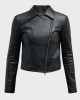 Women’s Vince Zip Front Leather Jacket Women’s Vince Zip Front Leather Jacket