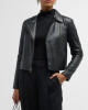 Women’s Vince Zip Front Leather Jacket Women’s Vince Zip Front Leather Jacket