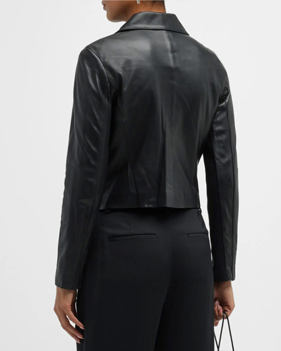 Women’s Vince Zip Front Leather Jacket Women’s Vince Zip Front Leather Jacket