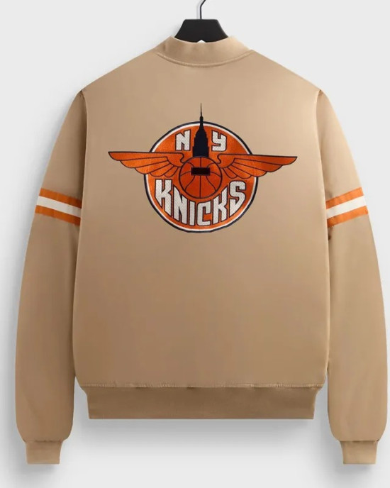 WWE Raw New York Knicks Andrew Schulz Gold Full-Snap Satin Jacket