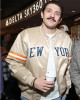 WWE Raw New York Knicks Andrew Schulz Gold Full-Snap Satin Jacket