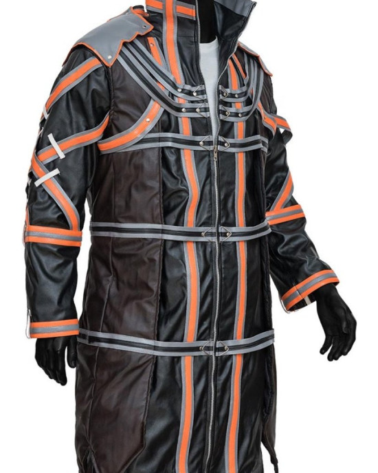 Yakumo Code Vein Black Leather Coat