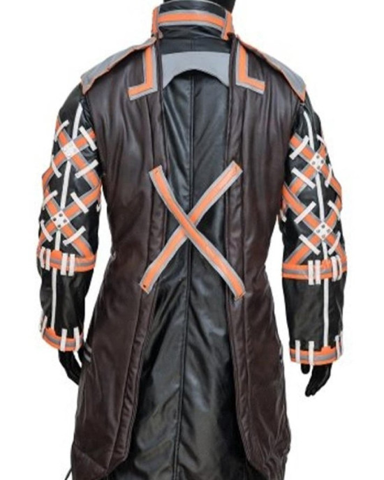 Yakumo Code Vein Black Leather Coat
