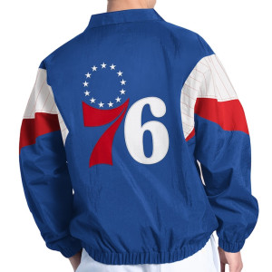 Yard Line Royal Philadelphia 76ers Full-Zip Jacket