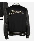 23 Humanz Black Varsity Letterman Jacket