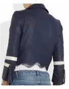 Agents of Shield Chloe Bennet Blue Leather Jacket