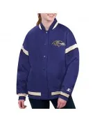 Baltimore Ravens Tournament Purple Varsity Jacket