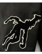 Death Note Wool/Leather Black Varsity Jacket