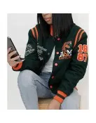 Florida A&M University Green Varsity Jacket