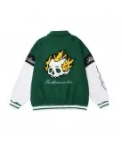 Faith and Lies Varsity Jacket