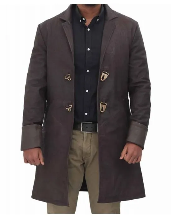 Firefly Malcolm Reynolds Coat – Brown Suede 3/4 Length Style