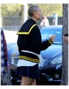 Gossip Girl Julien Calloway Yellow Varsity Jacket