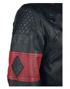 Harley Quinn Live Fast Die Clown Leather Jacket