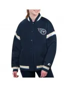 Tennessee Titans Tournament Navy Varsity Jacket
