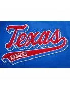 Texas Rangers Script Tail Classic Rib Varsity Jacket