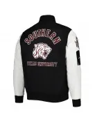Texas Southern Tigers Black and White Classic Varsity Jacket