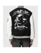 Tough Love Black and White Varsity Jacket