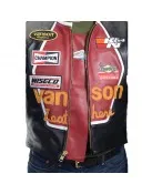 Vanson Star Black Real Leather Jacket