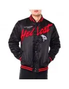 Dodge Hellcat Flame Varsity Satin Jacket