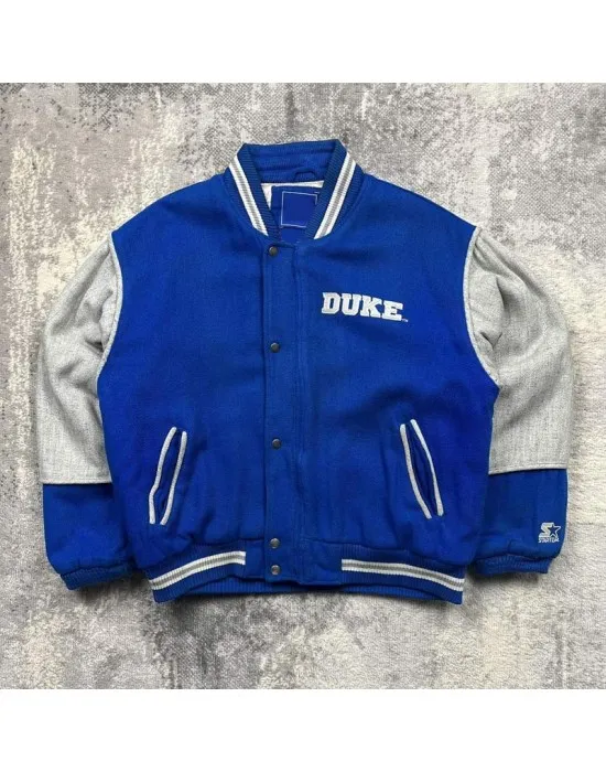 Duke University Royal and Gray Varsity Jacket
