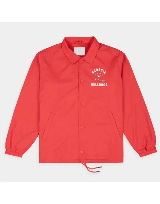 Georgia Bulldogs Football Classic Helmet Coaches Jacket