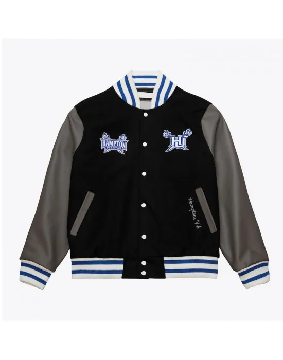 Hampton Pirates Homecoming Black Varsity Jacket