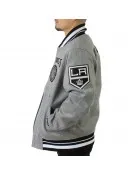 LA Kings Gray Varsity Wool Jacket
