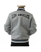 LA Kings Gray Varsity Wool Jacket