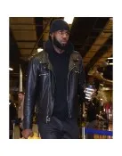 Lebron James Rider Leather Jacket
