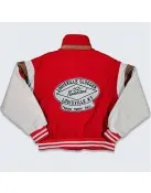 Louisville Slugger 80’s Red and Cream Varsity Jacket