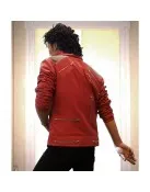 Michael Jackson Beat It Red Leather Jacket