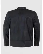 Sheep Leather Cafe Racer Jacket