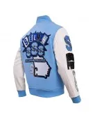 Spelman College Jaguars Blue Wool Varsity Jacket