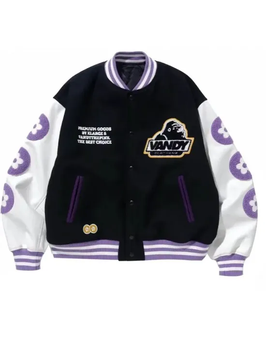 Vandy The Pink X Xlarge Wool Varsity Jacket